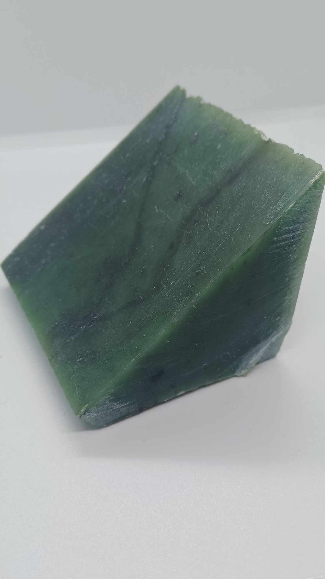 Slab of Green Canadian Nephrite Jade