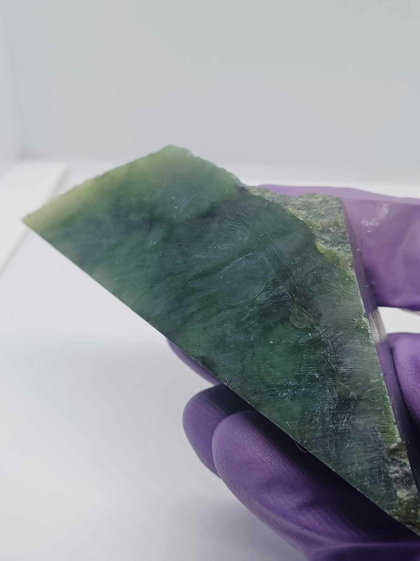 British Columbia Nephrite Jade Close up in the rough