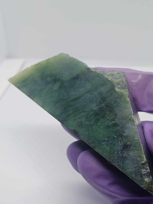 British Columbia Nephrite Jade Close up in the rough