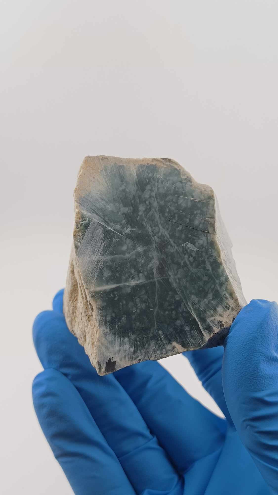 Guatemalan Dark Green Rough Jadeite Type-A Grade-B Translucent
