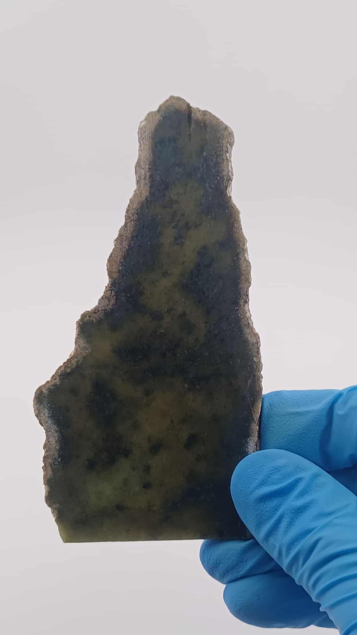 Dark-Green Wyoming Olive Nephrite Jade Slab - 54g