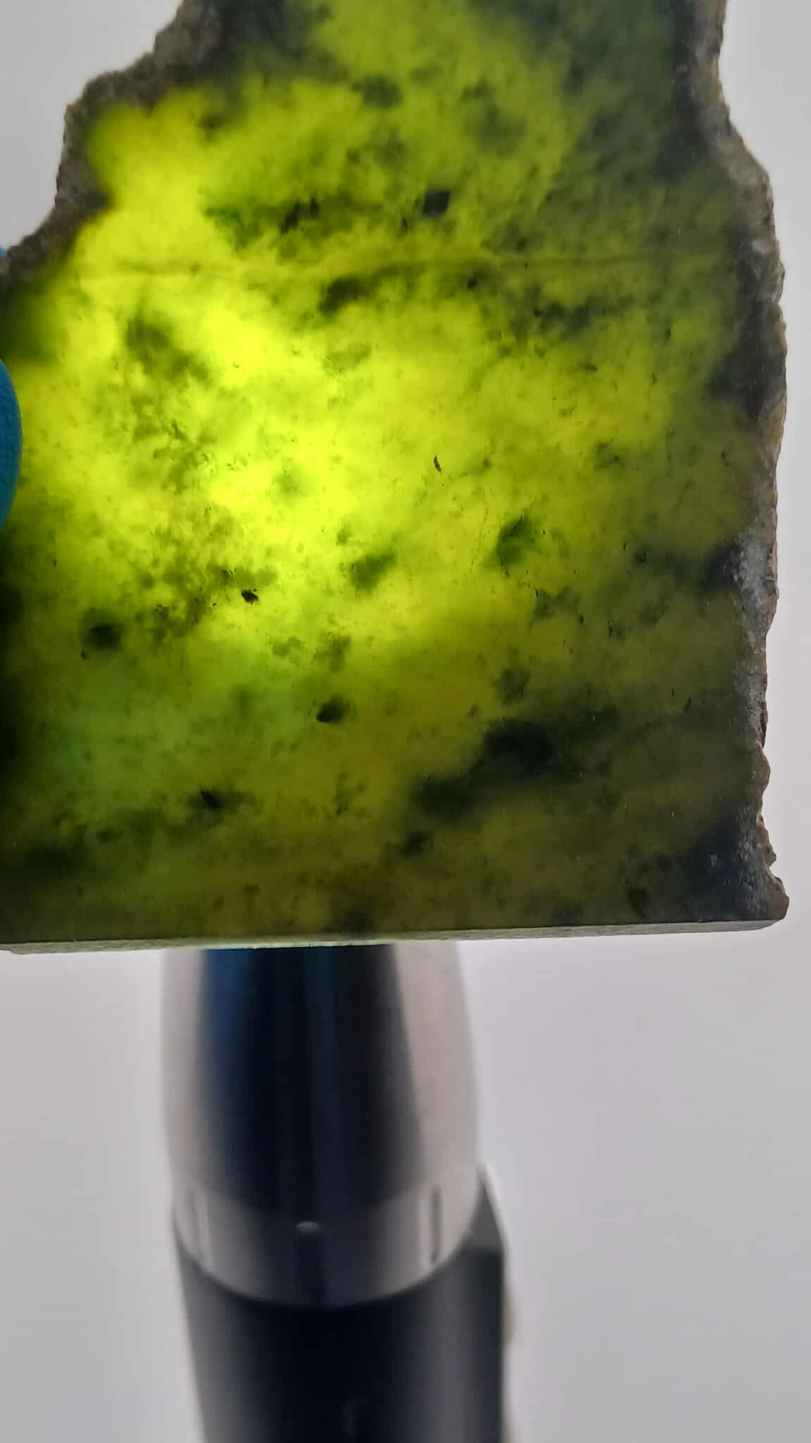 Dark-Green Wyoming Olive Nephrite Jade Slab - 54g
