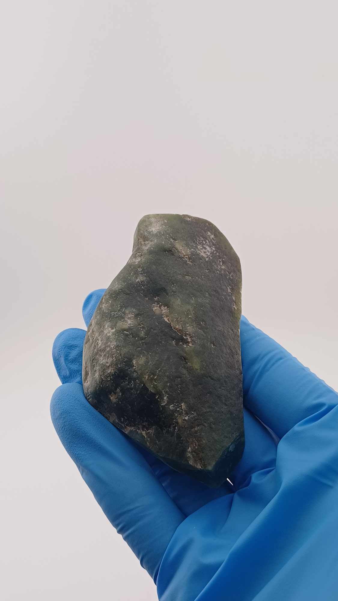 back of Grade-B Canadian Cassiar Rough Stone - 118g