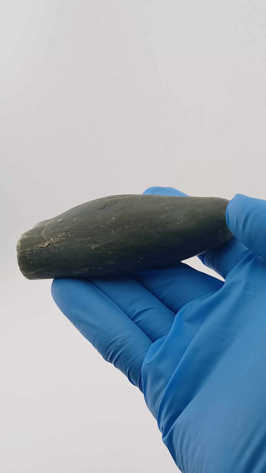 Indonesian Nephrite Jade River Stone Specimen - 136g