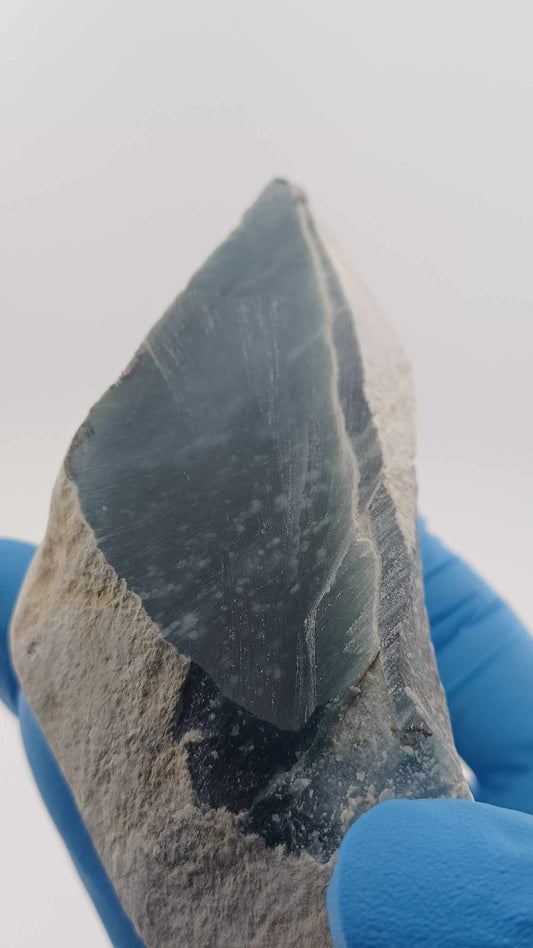 Large Grade-A Blue Guatemalan Rough Jadeite Chunk - 420g