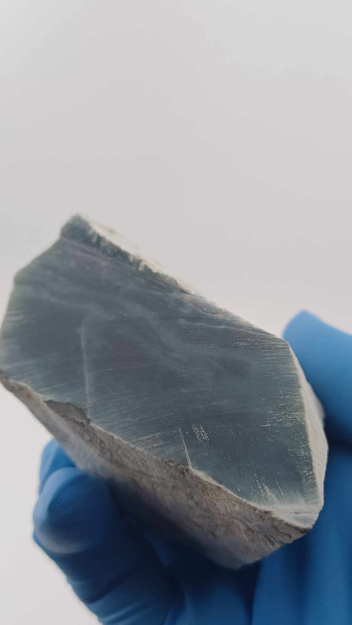 Large Grade-A Blue Guatemalan Rough Jadeite Chunk - 420g