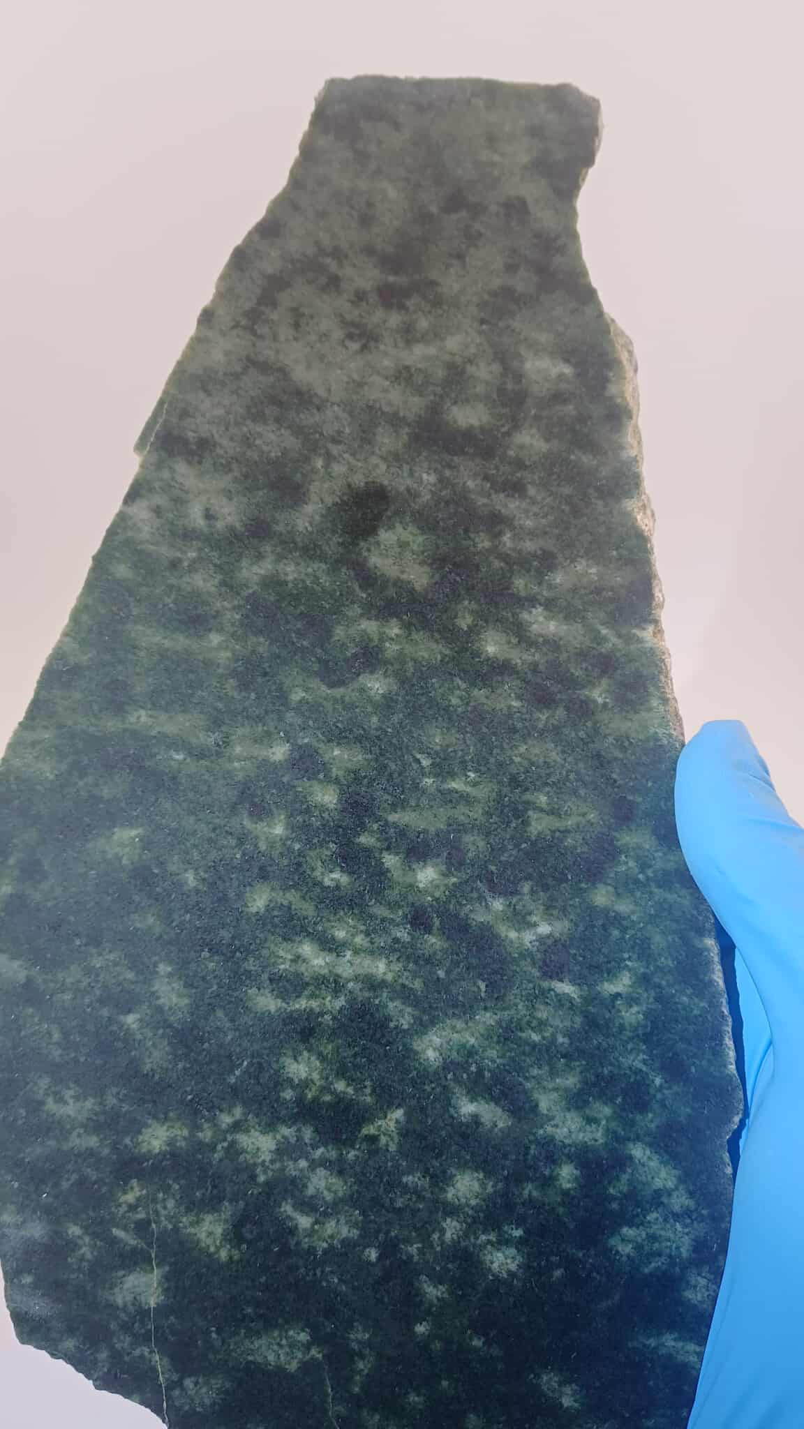 Large Light/Dark Green Jadeite Slab (Burma) - 554g