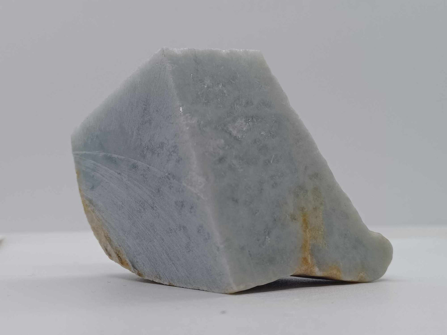 Ice Blue Marble Burma Jadeite - 225g - Highly Translucent