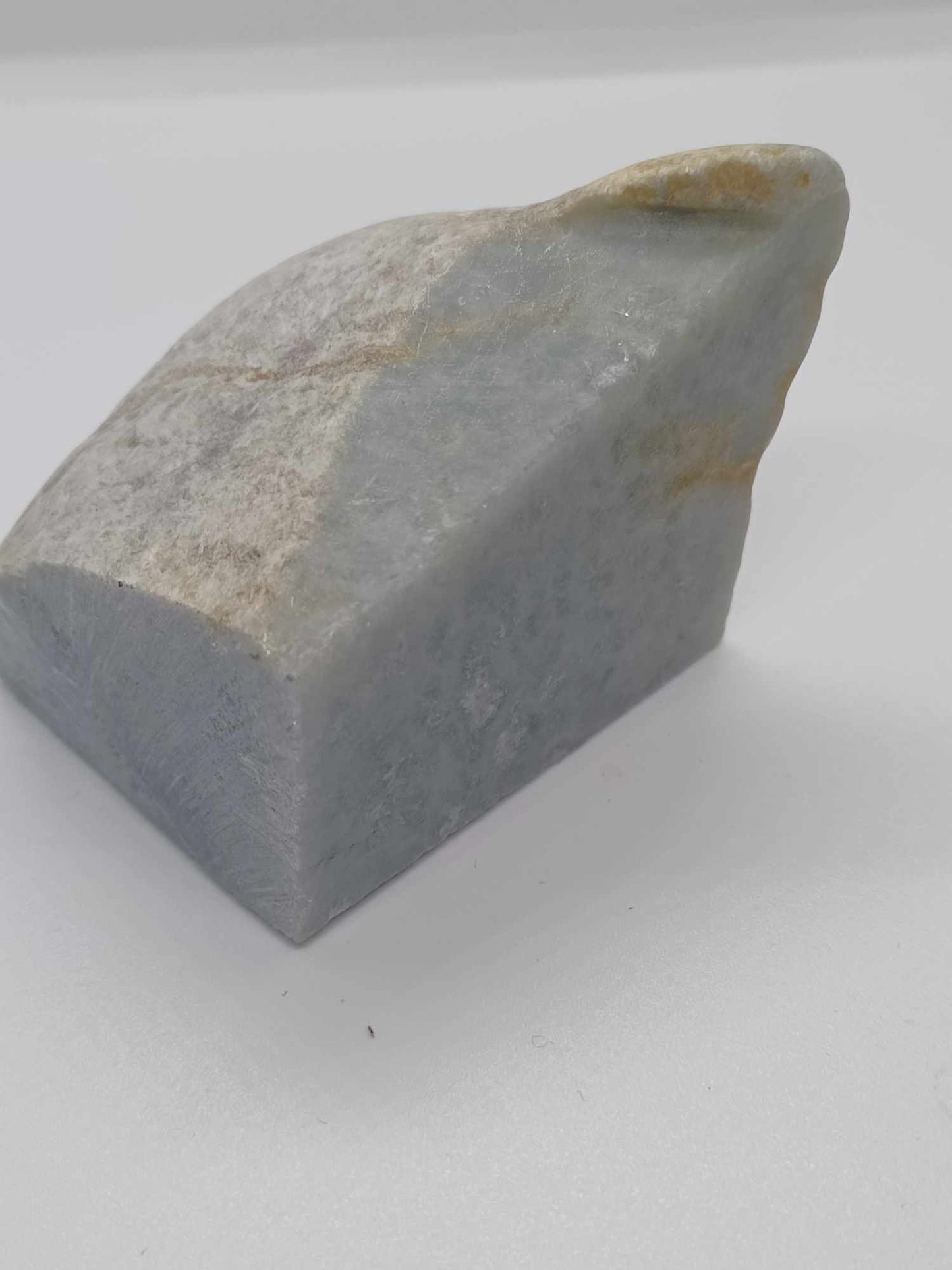 Ice Blue Marble Burma Jadeite - 225g - Highly Translucent