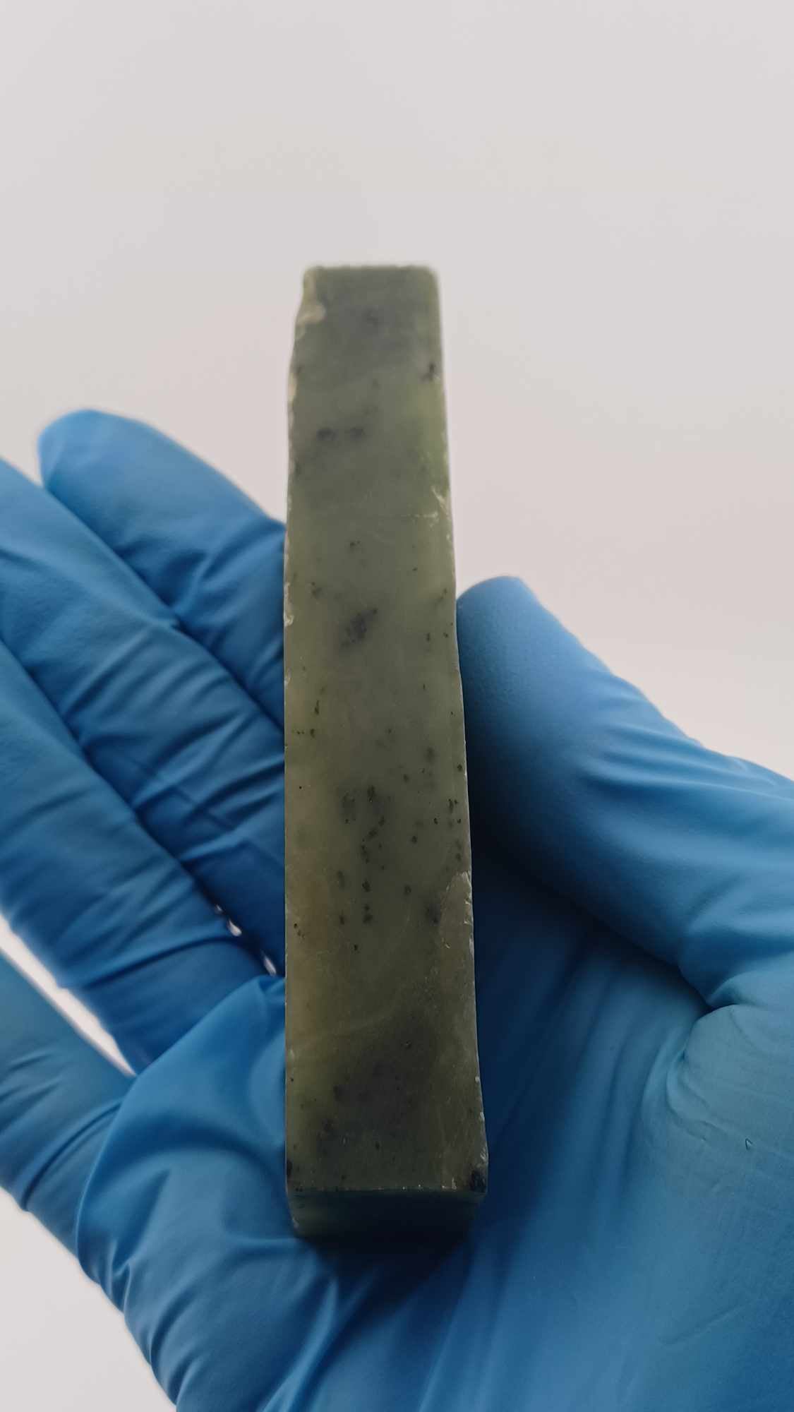 Light Olive Green Nephrite Jade Slab - 133g - Grade B+