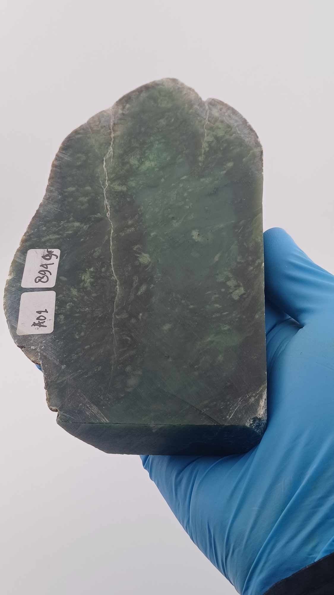 Light & Medium Green Nephrite Jade - 894g - Grade B+