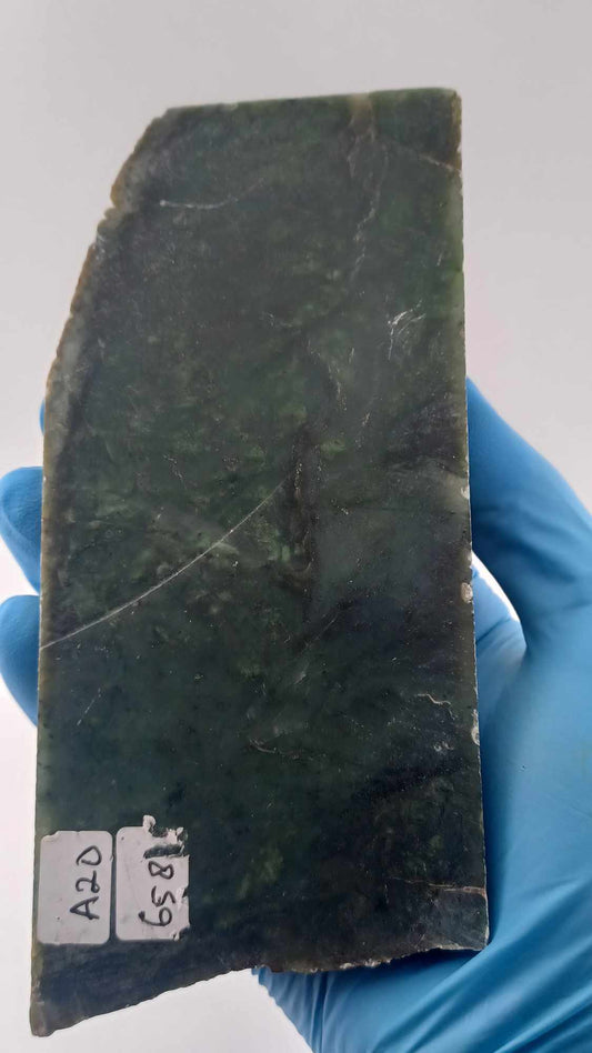 Medium Dark Green Nephrite Jade - 658g - Grade B+