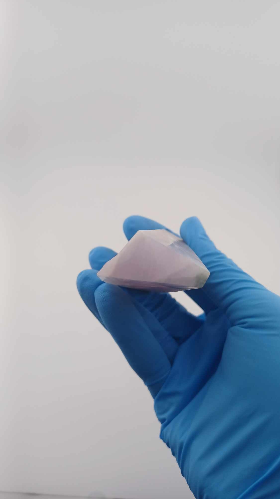 Light Pink/Lavender Jadeite Specimen - 141g - High Translucency