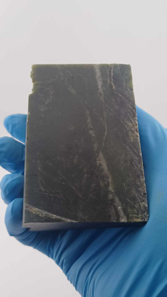 Medium Dark Green Nephrite Jade - 485g - Grade B