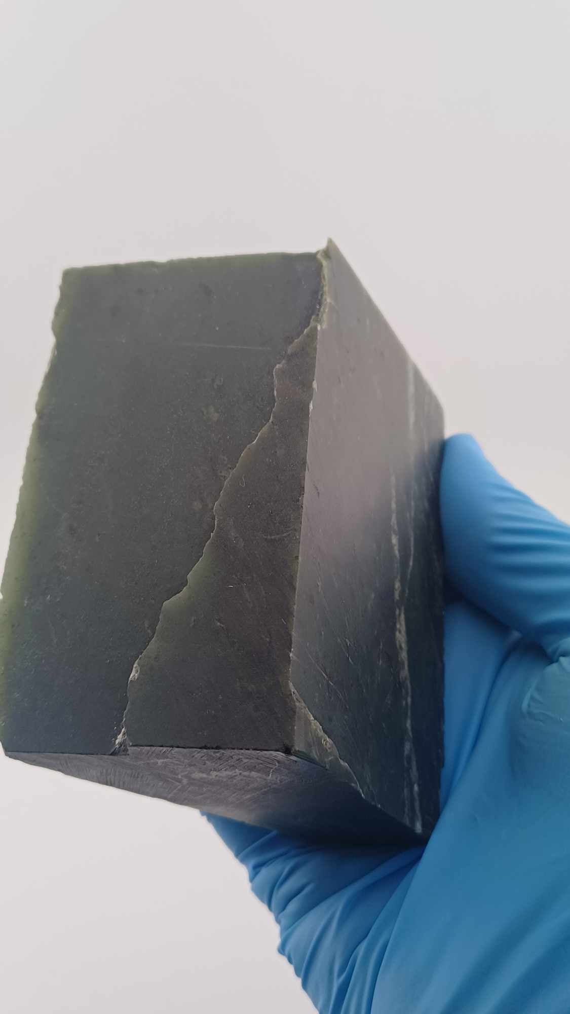 Medium Dark Green Nephrite Jade - 485g - Grade B