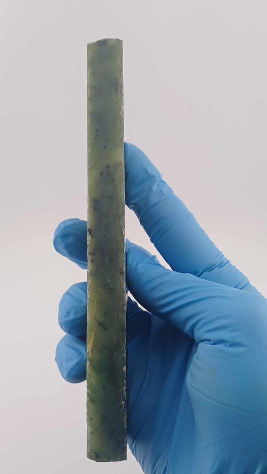 High Translucency Light Green Nephrite Jade Slab - 248g - Grade A