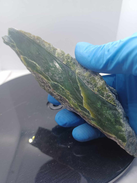 Polar British Columbia Nephrite Jade Slab - 325g - Grade B