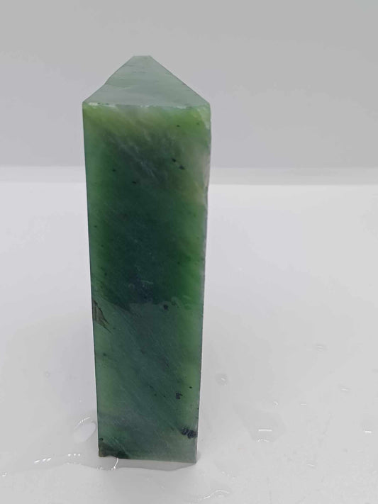 side of the BC Nephrite Jade Slab in the rough