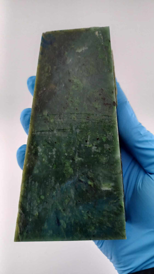 Indonesian Nephrite Jade Slab - 762g - Price Reduced due to Fracture