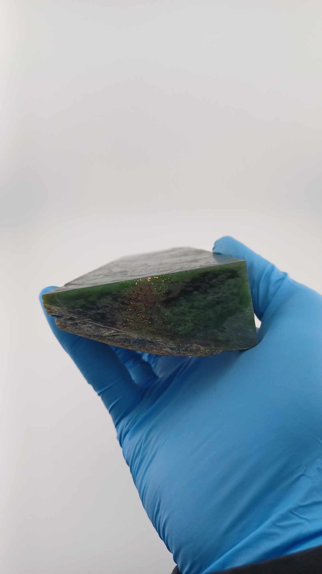 Indonesian Nephrite Jade Slab - 762g - Price Reduced due to Fracture