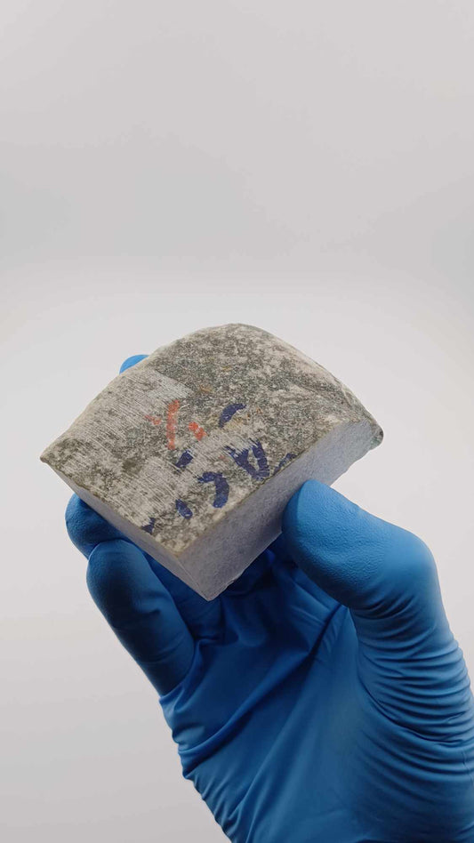 White with Green Hue Jadeite Slab - 199g - Highly Translucent