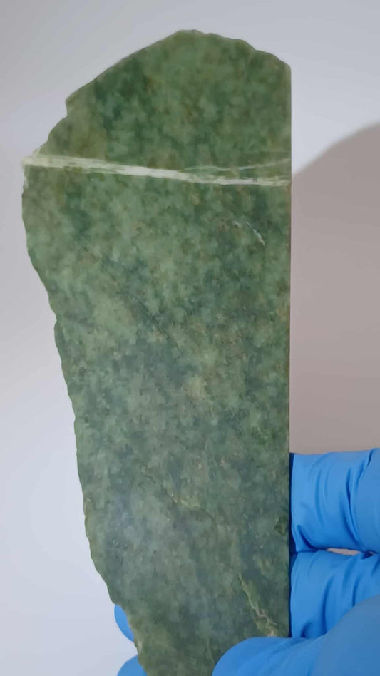 Grade-B Wyoming Light Green Nephrite Jade – 92g