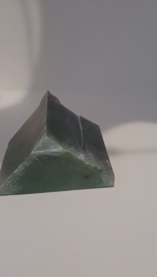 Video Showing the Triangle Cut Slab of Nephrite Jade