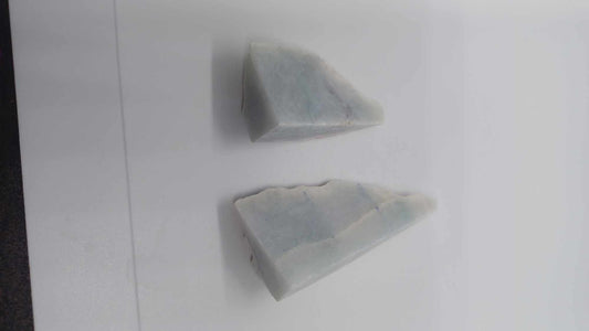 White Jadeite - Grade B - Two piece 59g - High Translucency
