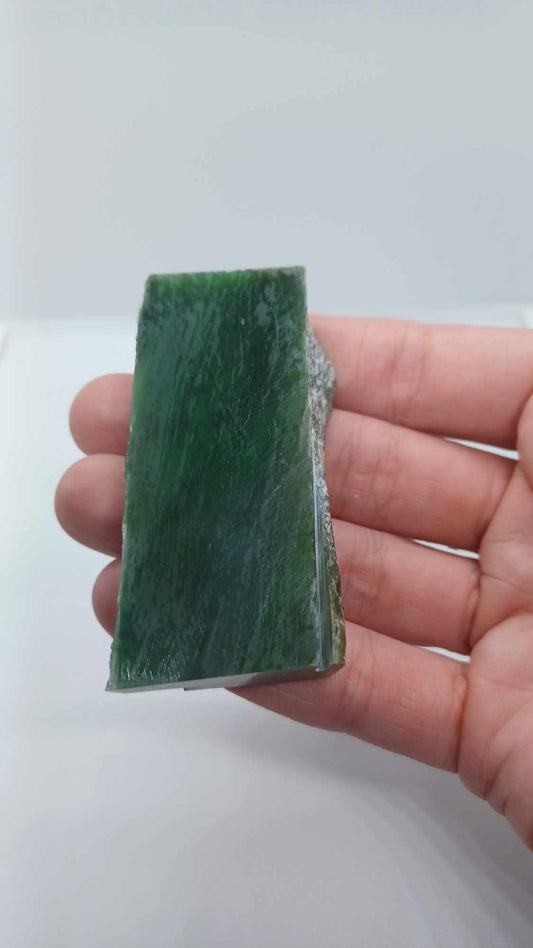 BC Nephrite Jade - 64g - Grade A - Incredible Color