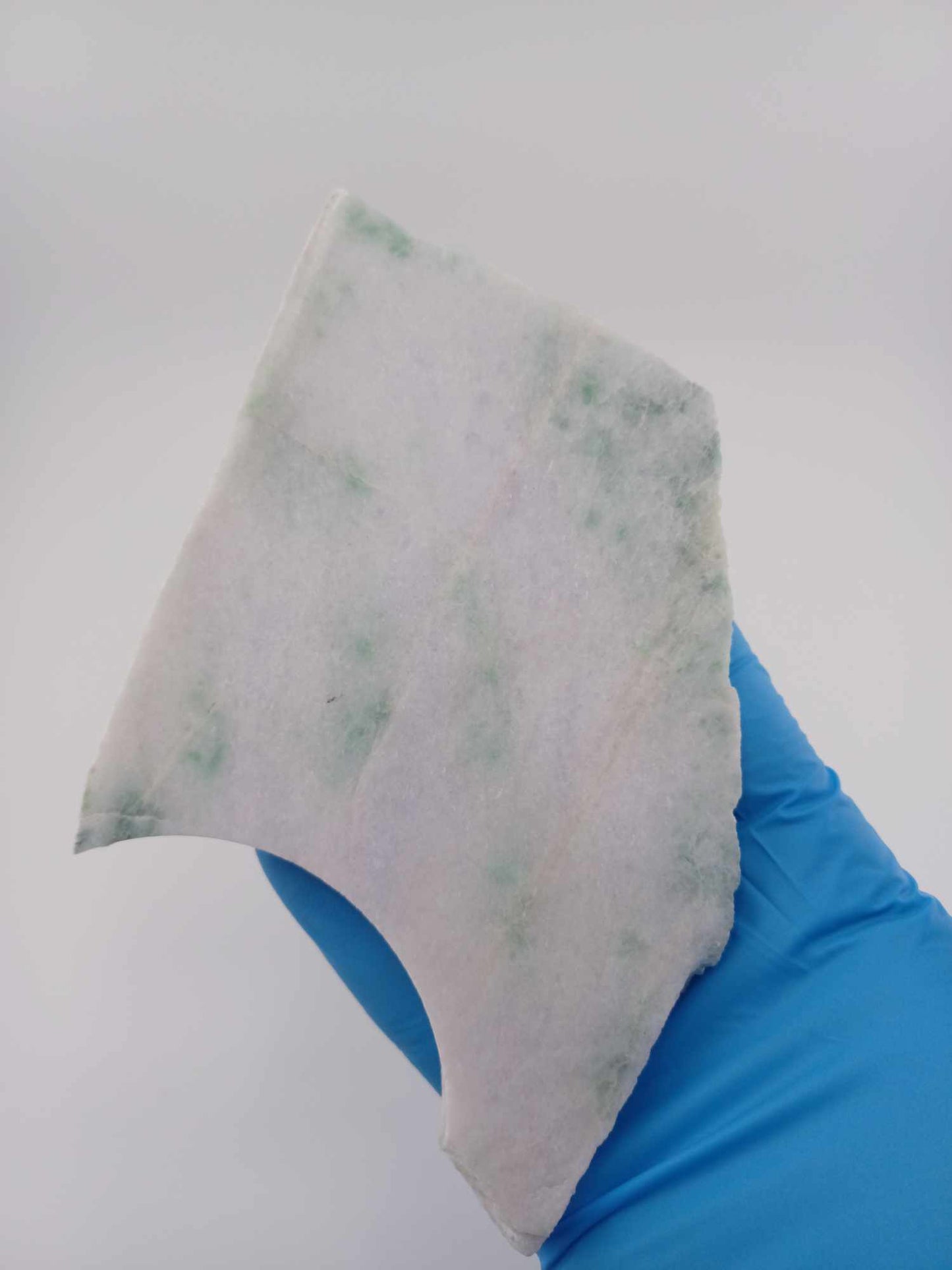 Triple Color Jadeite Slab - 351g - White & Green & Lavender