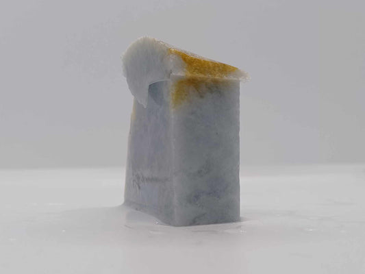 Ice Blue Marble Jadeite - 72g - "Thick Piece"