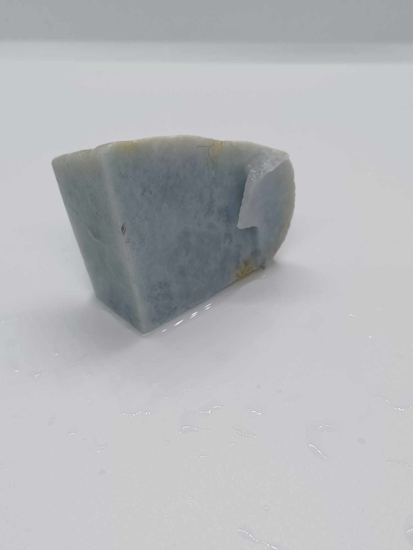 Ice Blue Marble Jadeite - 72g - "Thick Piece"