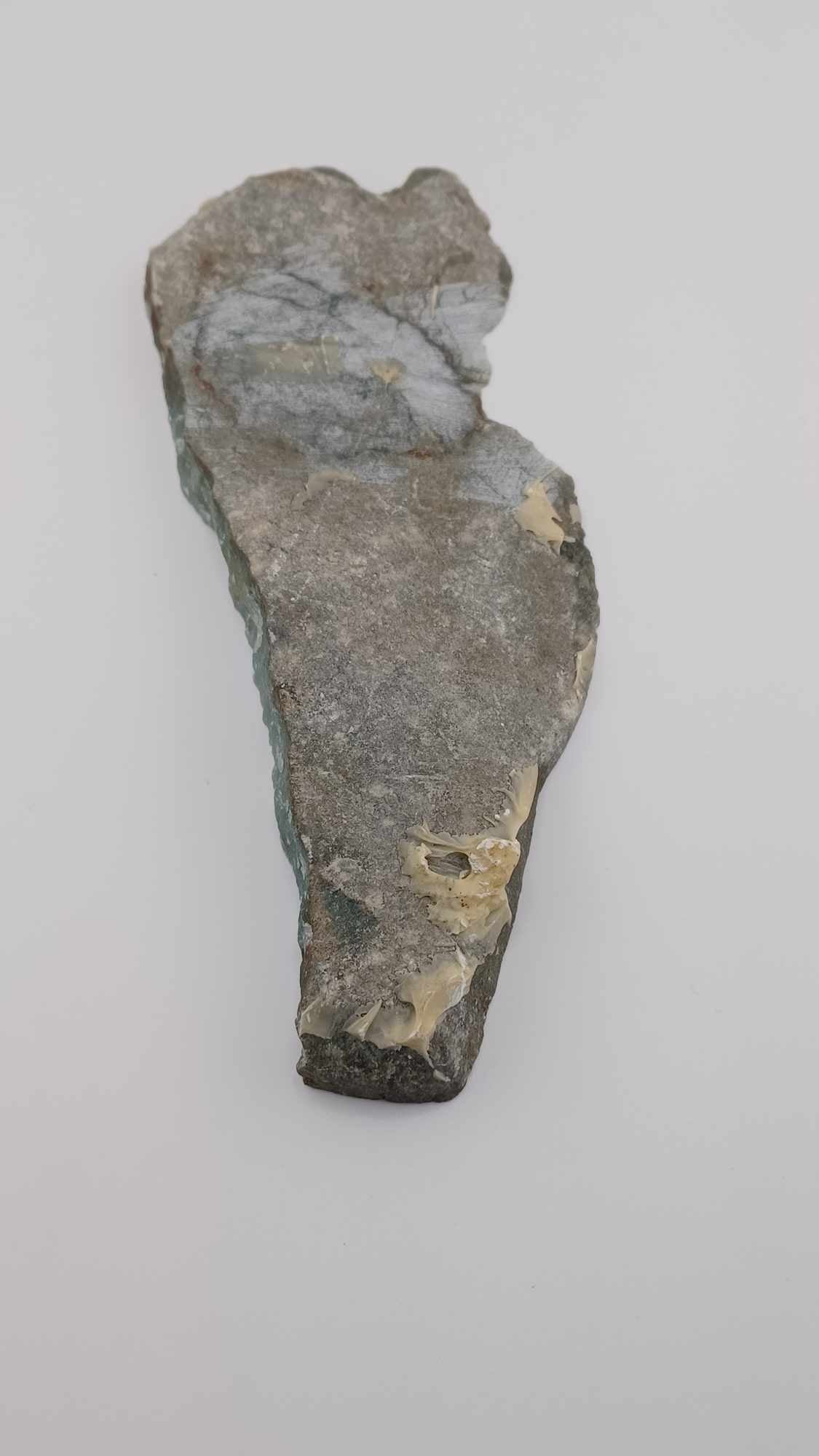Burma White & Blue/Green Rough Jadeite Slab - 429g - High Quality