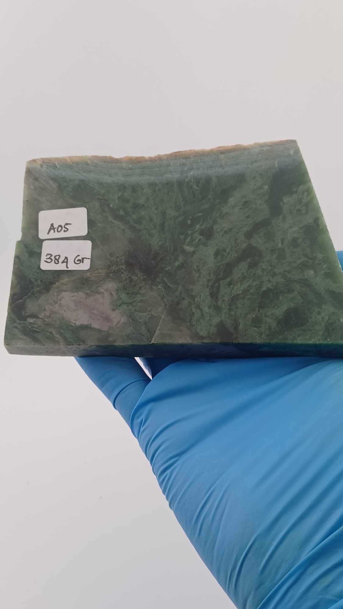 Light Green Chromium Loaded Nephrite Jade - 384g - Grade B+